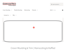 Tablet Screenshot of cornicetrim.ca